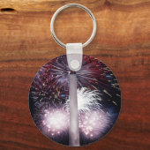 Washington Monument Fireworks Sleutelhanger (Voorkant)