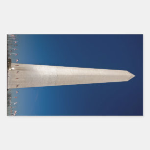 Washington Monument in Dusk Rechthoekige Sticker