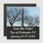 Washington Monument in Winter I Landschap (Voorkant / Achterkant)