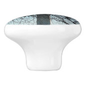 Washington Monument in Winter I Landschap Keramische Knop (Zijkant)