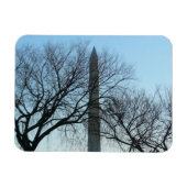 Washington Monument in Winter I Landschap Magneet (Horizontaal)
