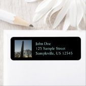 Washington Monument in Winter II Etiket (Insitu)