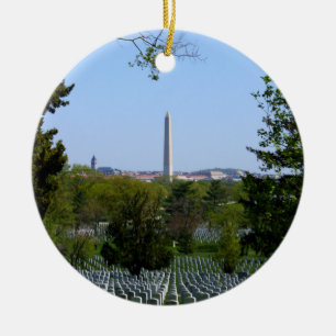 Washington Monument Keramisch Ornament