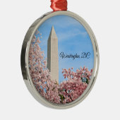Washington Monument Metalen Ornament (Rechts)