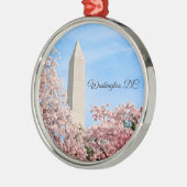 Washington Monument Metalen Ornament (Links)