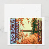WASHINGTON MONUMENT - NATIONAL MALL WASHINGTON DC BRIEFKAART (Voorkant / Achterkant)
