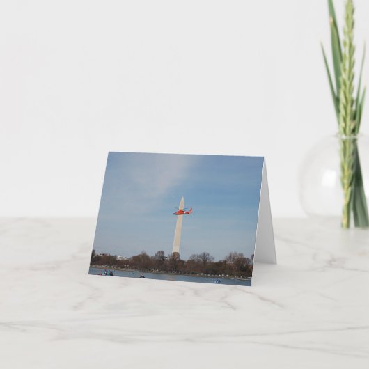 Washington Monument Notecard Kaart (Voorkant)
