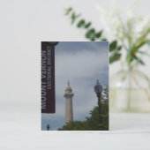 Washington Monument op de berg Vernon Baltimore Briefkaart (Staand voorkant)