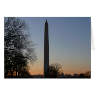 Washington Monument op Sunset