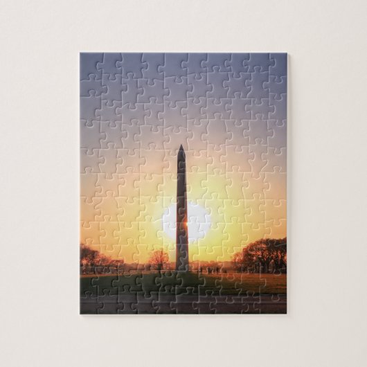 Washington Monument op Sunset Legpuzzel (Verticaal)