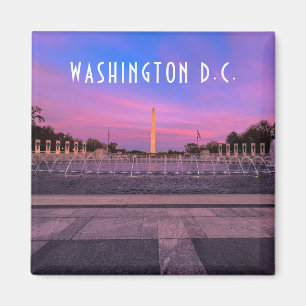 Washington Monument op Sunset Magneet