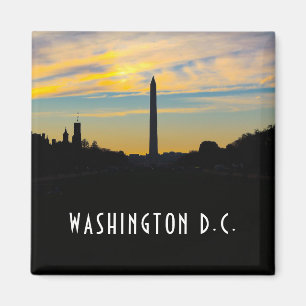 Washington Monument op Sunset Magneet