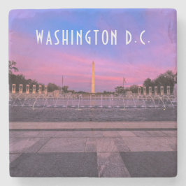 Washington Monument op Sunset Stenen Onderzetter