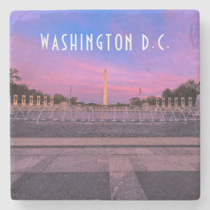 Washington Monument op Sunset Stenen Onderzetter