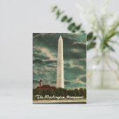 Washington Monument par carte postale de nuit (Debout devant)