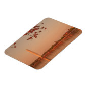 Washington Monument Sakura bij zonsondergang. Magneet (Linkerzijde)