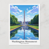 Washington Monument Verenigde Staten Briefkaart (Voorkant)