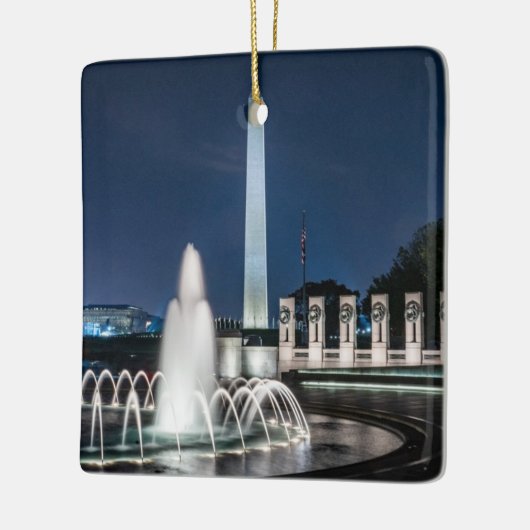 Washington Monument Verenigde Staten George Washin Keramisch Ornament (Links)