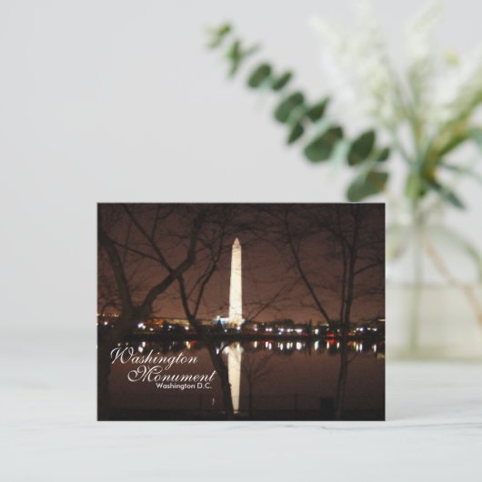Washington Monument, Washington D.C. Briefkaart (Staand voorkant)