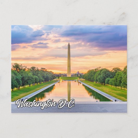 Washington Monument, Washington D.C., Verenigde St Briefkaart (Voorkant)