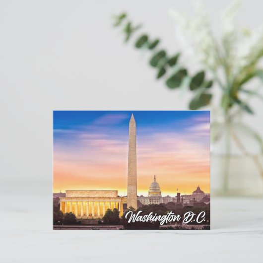 Washington Monument, Washington D.C., VS Briefkaart (Staand voorkant)
