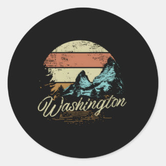 Washington Mountain Ronde Sticker