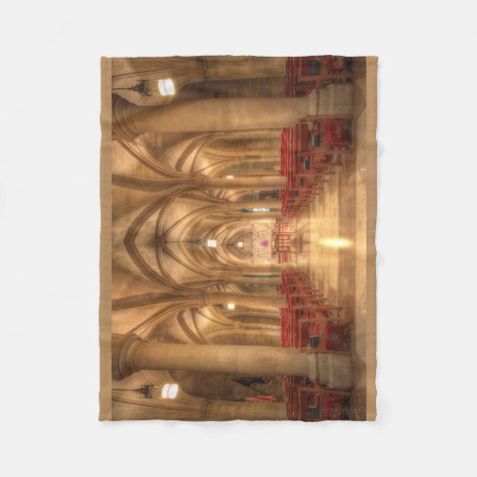 Washington National Cathedral Bethlehem Chapel Fleece Deken (Voorkant)