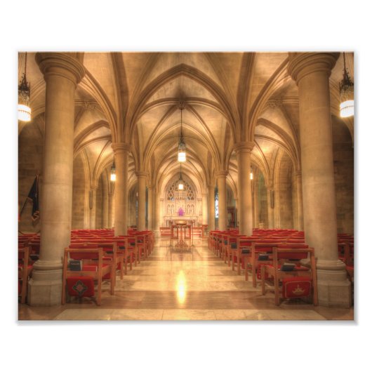 Washington National Cathedral Bethlehem Chapel Foto Afdruk (Voorkant)