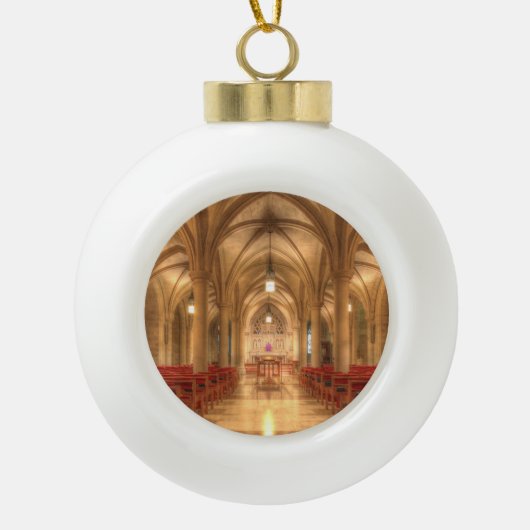 Washington National Cathedral Bethlehem Chapel Keramische Bal Ornament (Voorkant)