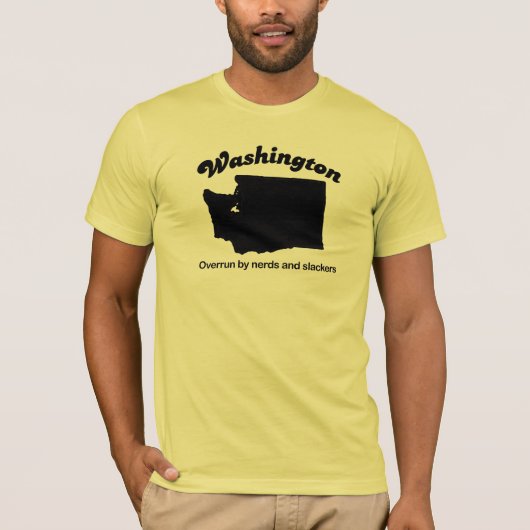 Washington - Nerds en Slackers T-shirt (Voorkant)