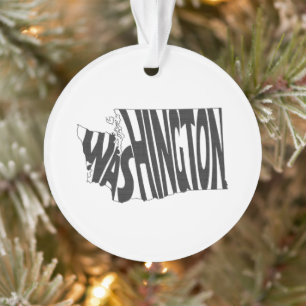 Washington Nom Washingtonian Word Art Noir