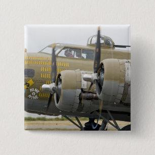 Washington, Olympia, militaire luchtshow. 2 Vierkante Button 5,1 Cm