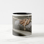 Washington, Olympia, militaire vliegshow. 7 Tweekleurige Koffiemok (Center)