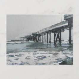 Washington Pier Venice Beach LosAngeles Ansichtkaa Feestdagenkaart