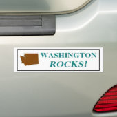 Washington Rocks. Bumpersticker (Op auto)