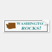 Washington Rocks. Bumpersticker (Voorkant)