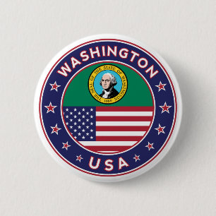 Washington Ronde Button 5,7 Cm