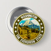 Washington Ronde Button 7,6 Cm (Voorkant /achterkant)