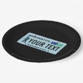 Washington Sasquatch License Bord (Gekanteld)