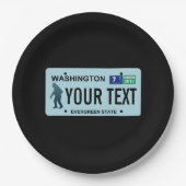 Washington Sasquatch License Bord (Voorkant)
