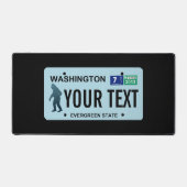 Washington Sasquatch License Bord Bureaumat (Voorkant)