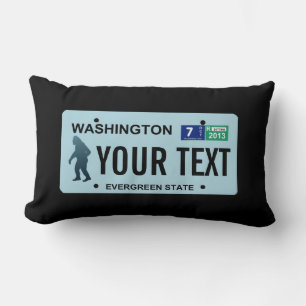 Washington Sasquatch License Bord Kussen