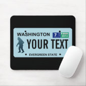 Washington Sasquatch License Bord Muismat (Met muis)