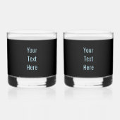 Washington Sasquatch License Bord Whisky Glas (Achterkant)