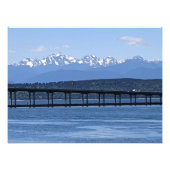 Washington Schilderachtig Uitzicht Olympisch geber Foto Afdruk (Voorkant)