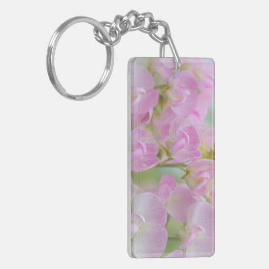 Washington, Seabeck. Detail van zoete erwten Sleutelhanger (Voorkant Links)