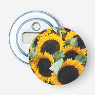 Washington, Seattle, Zonnebloem te koop pike Button Flesopener