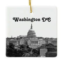 Washington Skyline Gegraveerd