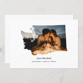 Washington Sla de datum fotokaart op Save The Date
