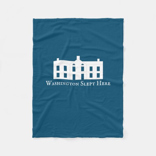 Washington Slept here Fleece Blanket Deken (Voorkant)